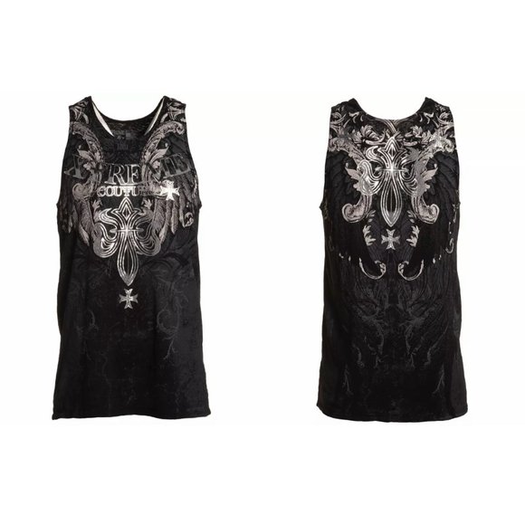 Affliction Other - XTREME COUTURE by AFFLICTION Men's Tank BOLD CIPHE